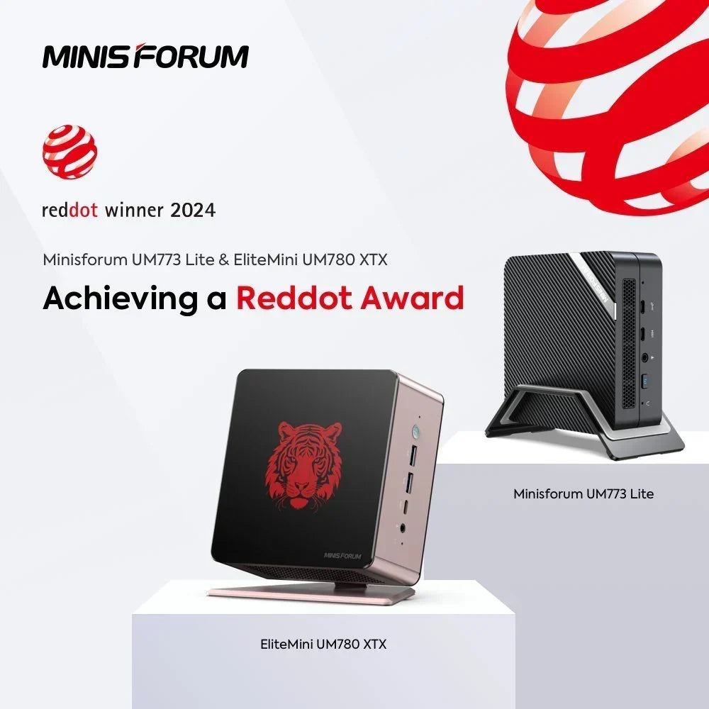 MINISFORUM Red Dot Award 2024: UM780 XTX & UM773 Lite